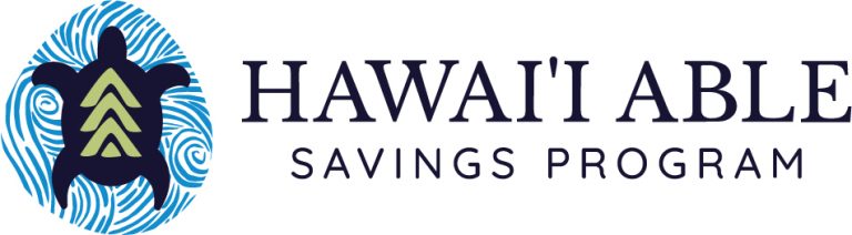 Honu (turtle) swimming in blue water: Hawaii ABLE Savings Program
