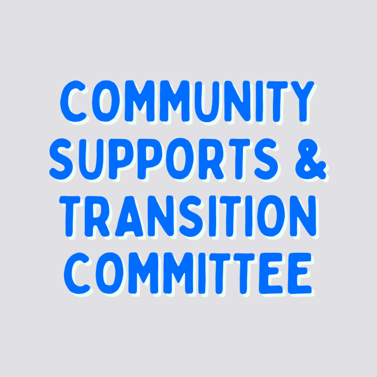 Community Supports & Transition